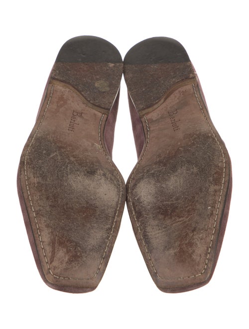 Berluti Suede Colorblock Pattern Loafers