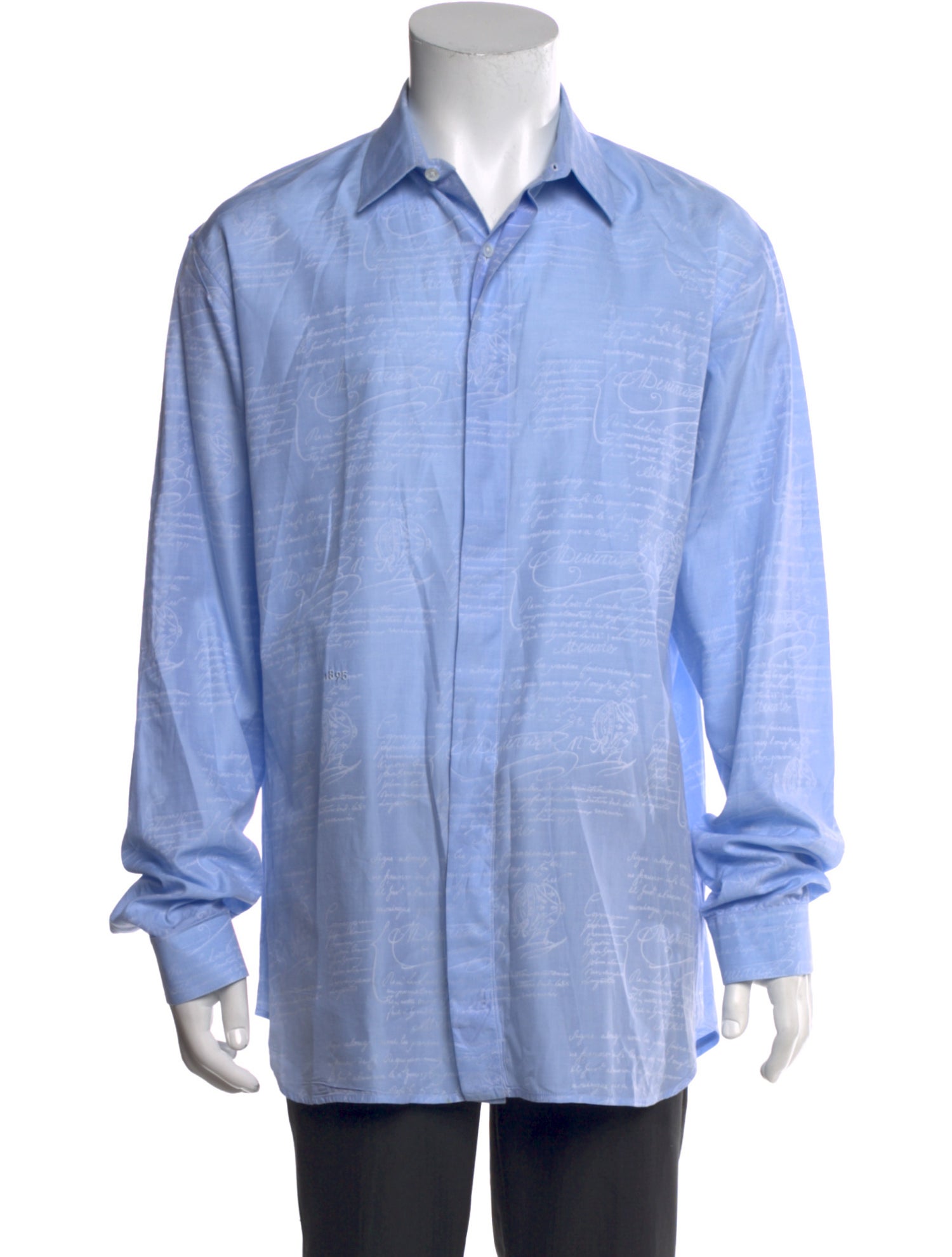 Berluti Printed Long Sleeve Shirt