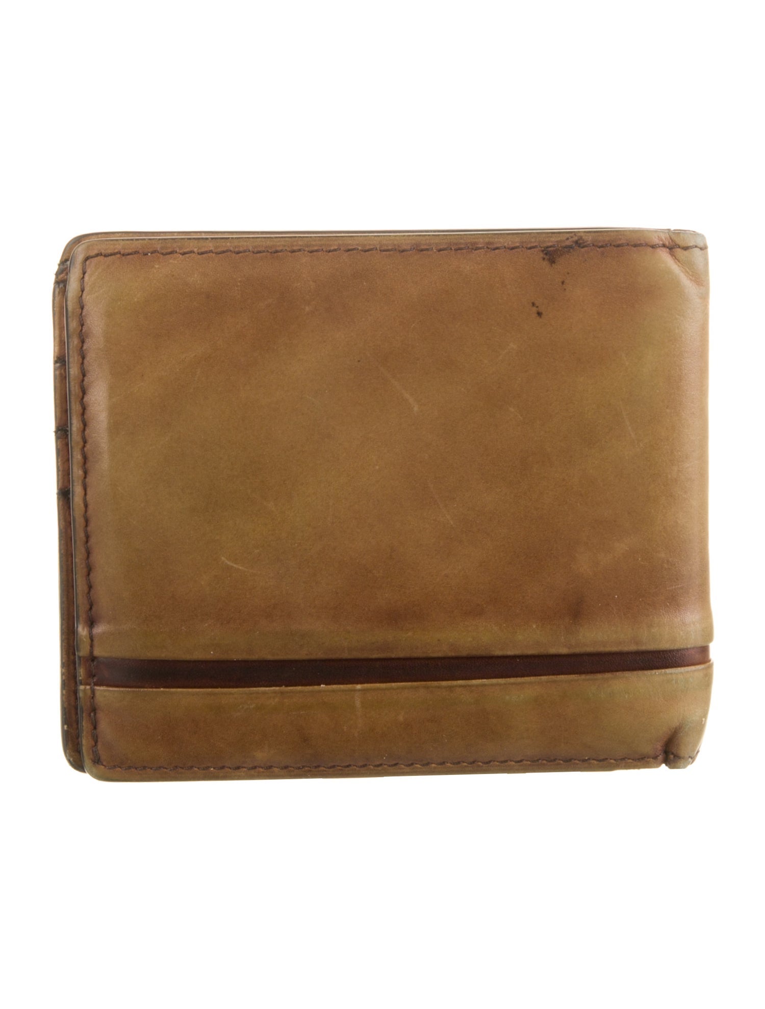 Berluti Vintage Leather Bifold Wallet
