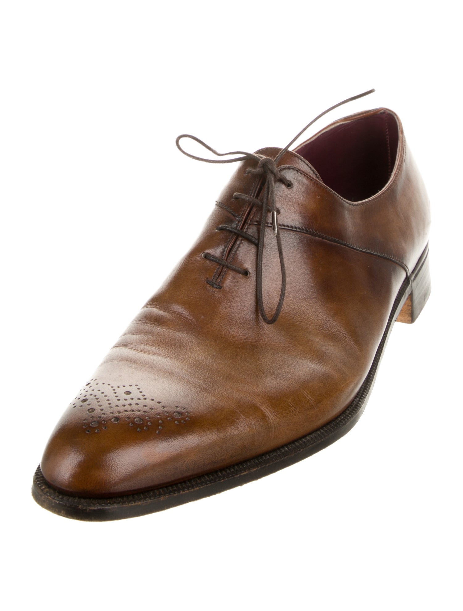 Berluti Leather Oxfords