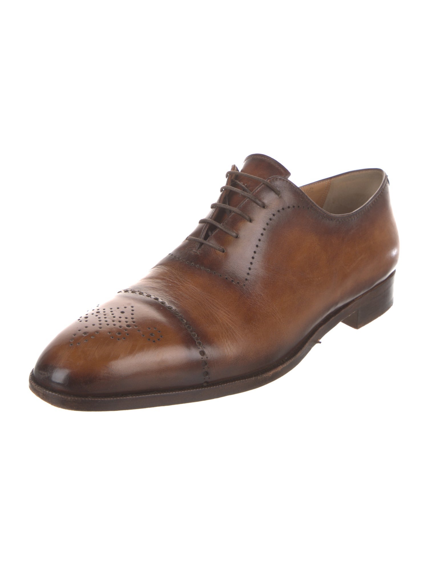 Berluti Leather Oxfords