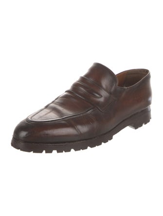 Berluti Leather Dress Loafers