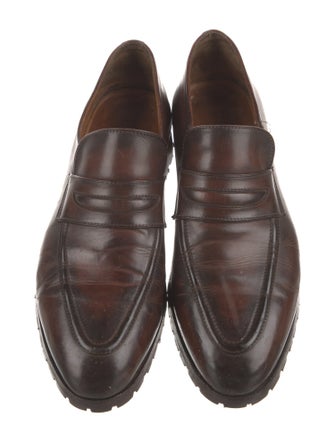 Berluti Leather Dress Loafers