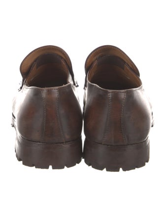 Berluti Leather Dress Loafers