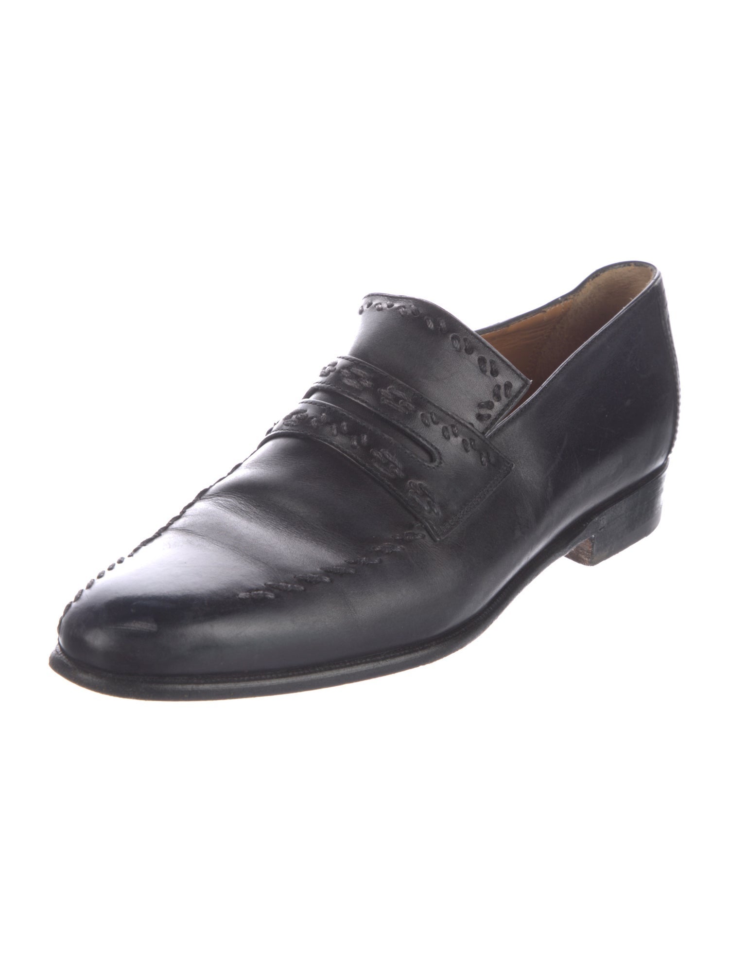 Berluti Leather Dress Loafers