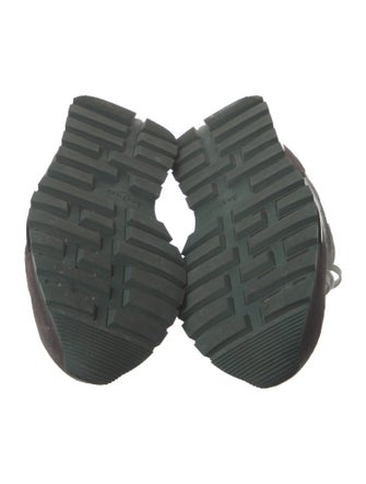 Berluti Suede Colorblock Pattern Sneakers