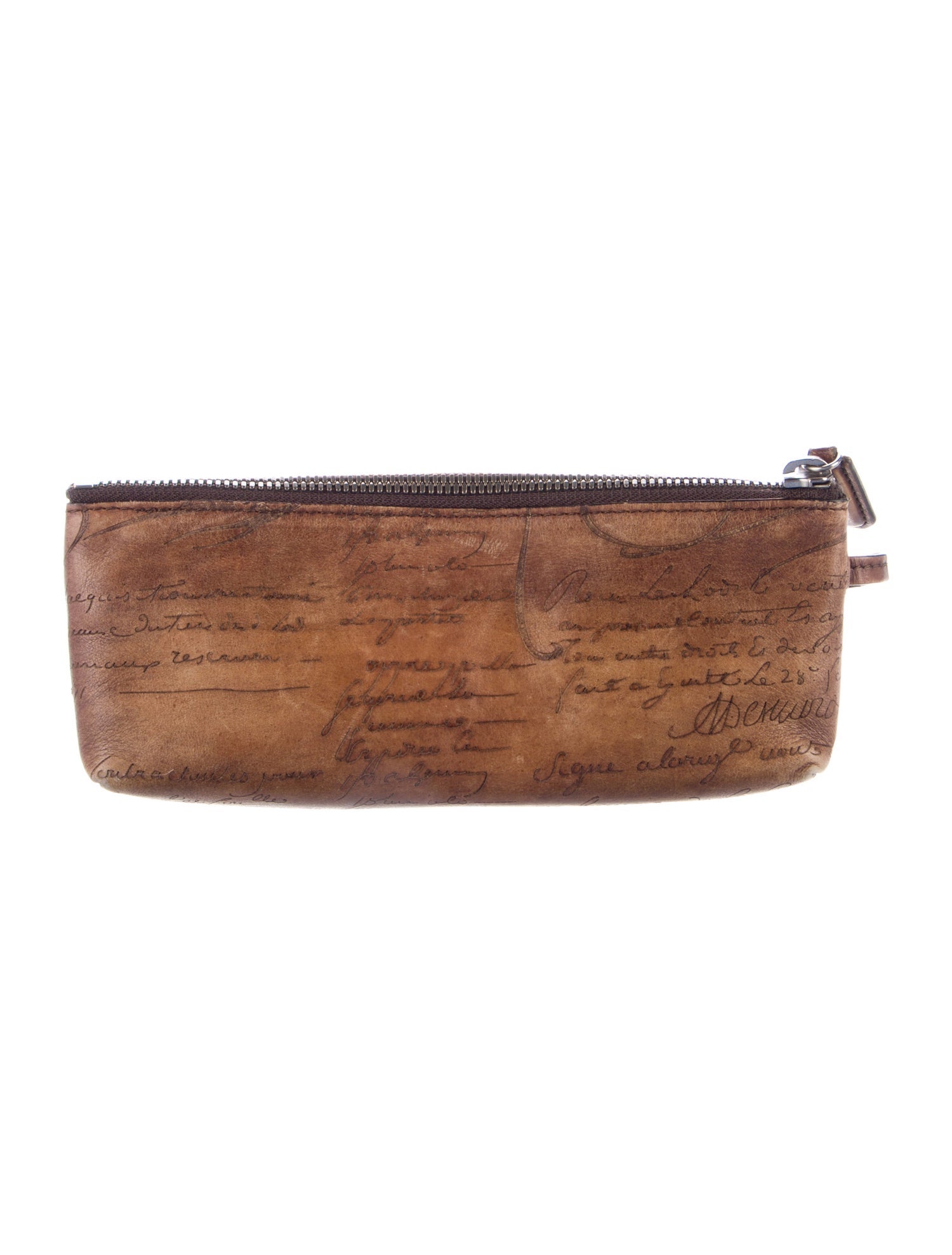 Berluti Leather Cosmetic Bag