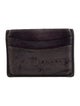 Berluti Leather Printed Card Holder