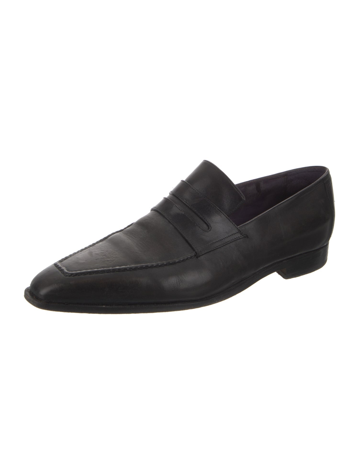 Berluti Leather Dress Loafers