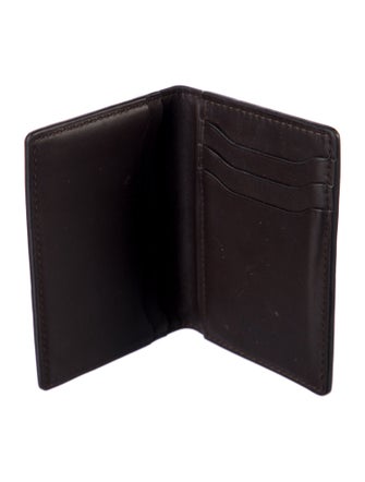 Berluti Leather Printed Bifold Wallet
