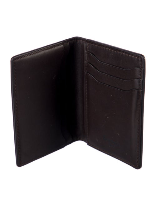 Berluti Leather Printed Bifold Wallet