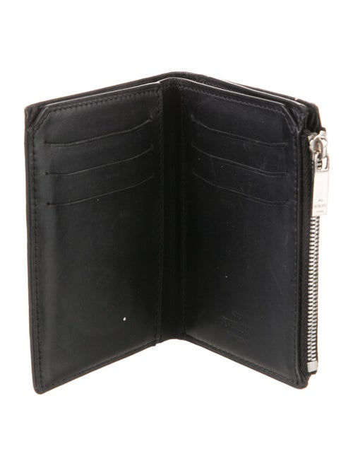 Berluti Leather Printed Bifold Wallet