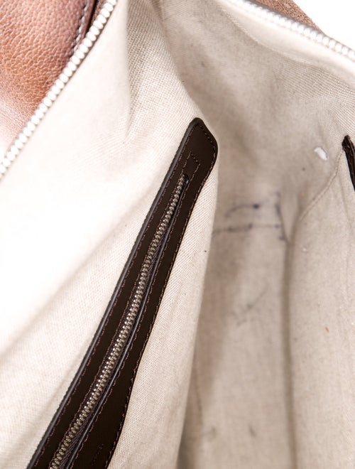 Berluti Leather Messenger Bag