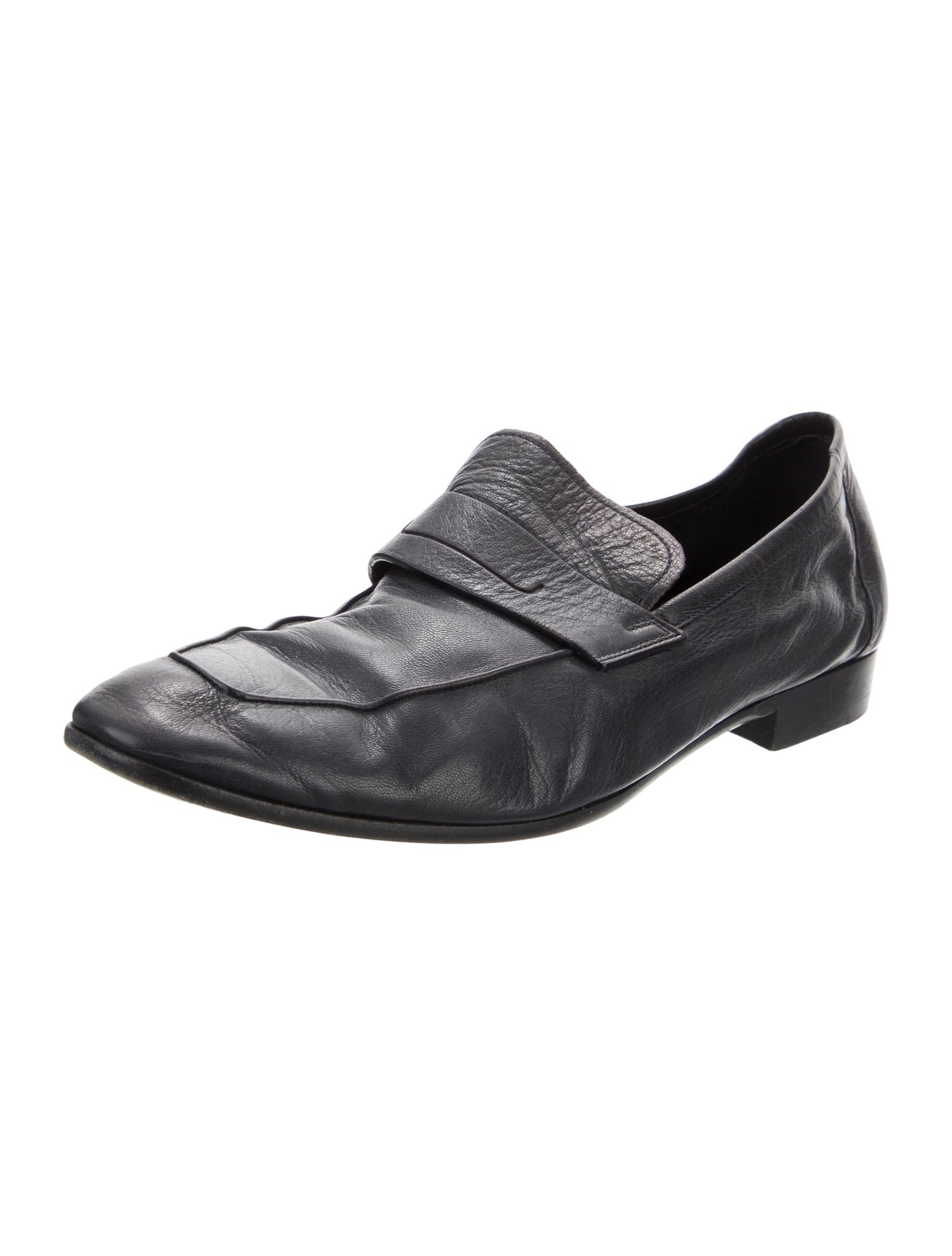 Berluti Leather Dress Loafers