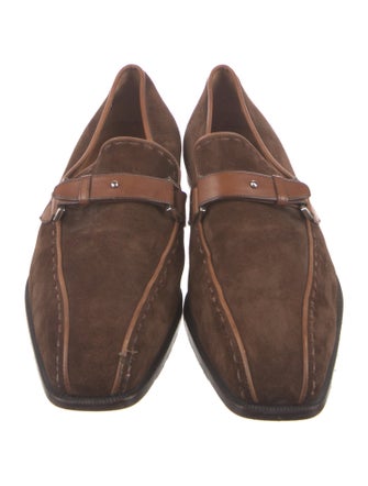 Berluti Suede Dress Loafers