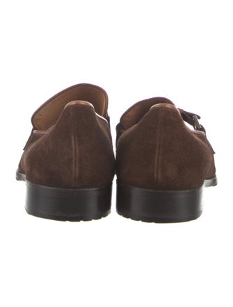 Berluti Suede Dress Loafers