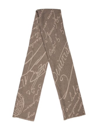 Berluti 'Pursuit of Happiness' Striped Harness Wool Scarf