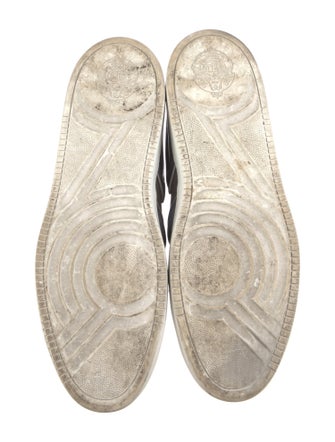 Berluti Leather Printed Sneakers