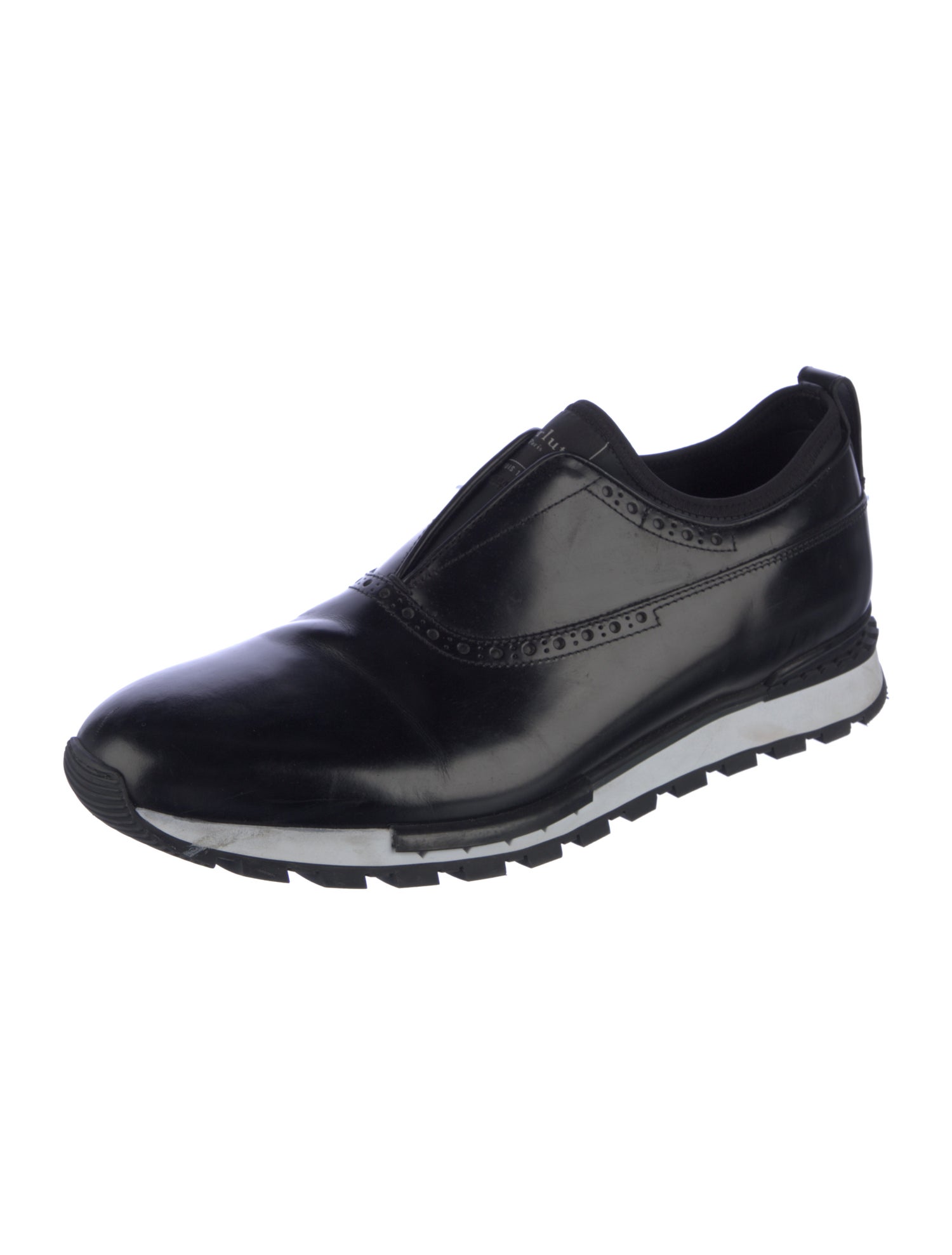 Berluti Patent Leather Athletic Sneakers