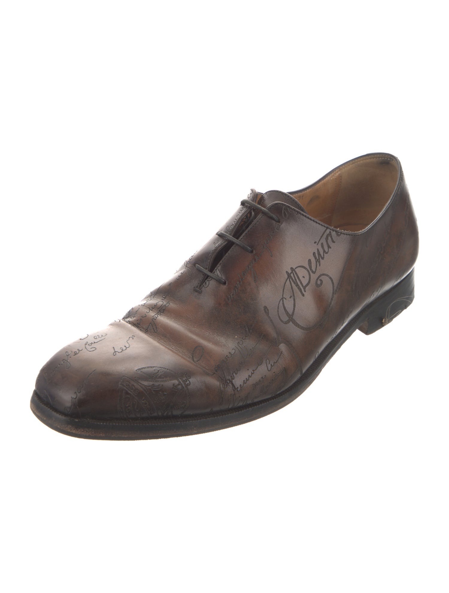 Berluti Leather Oxfords