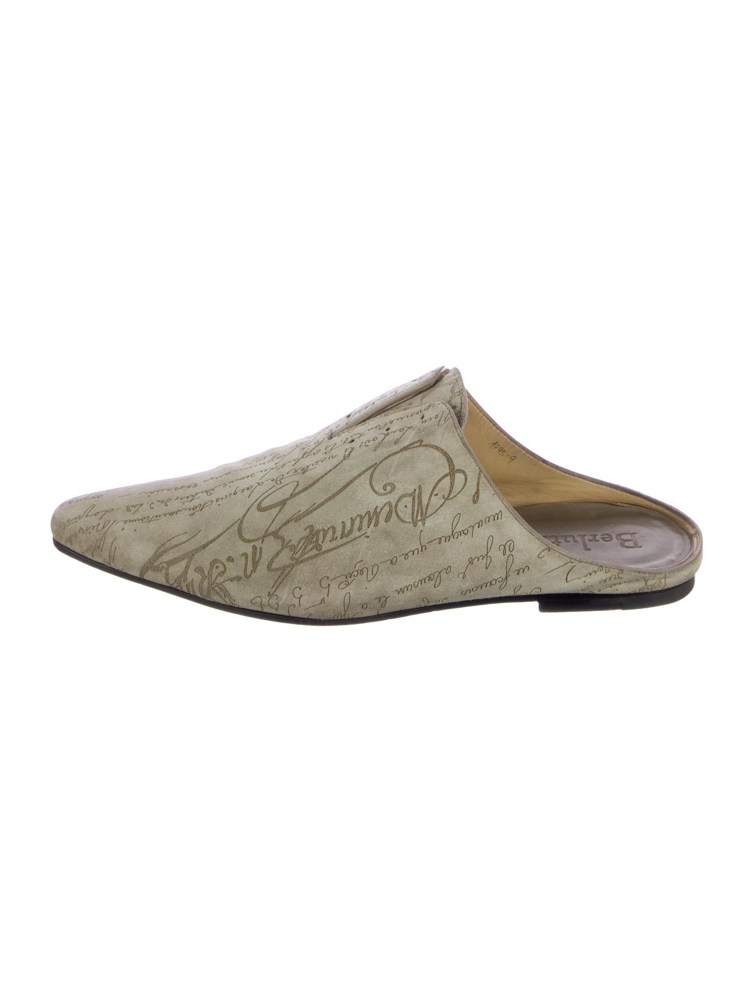 Berluti Suede Printed Slippers