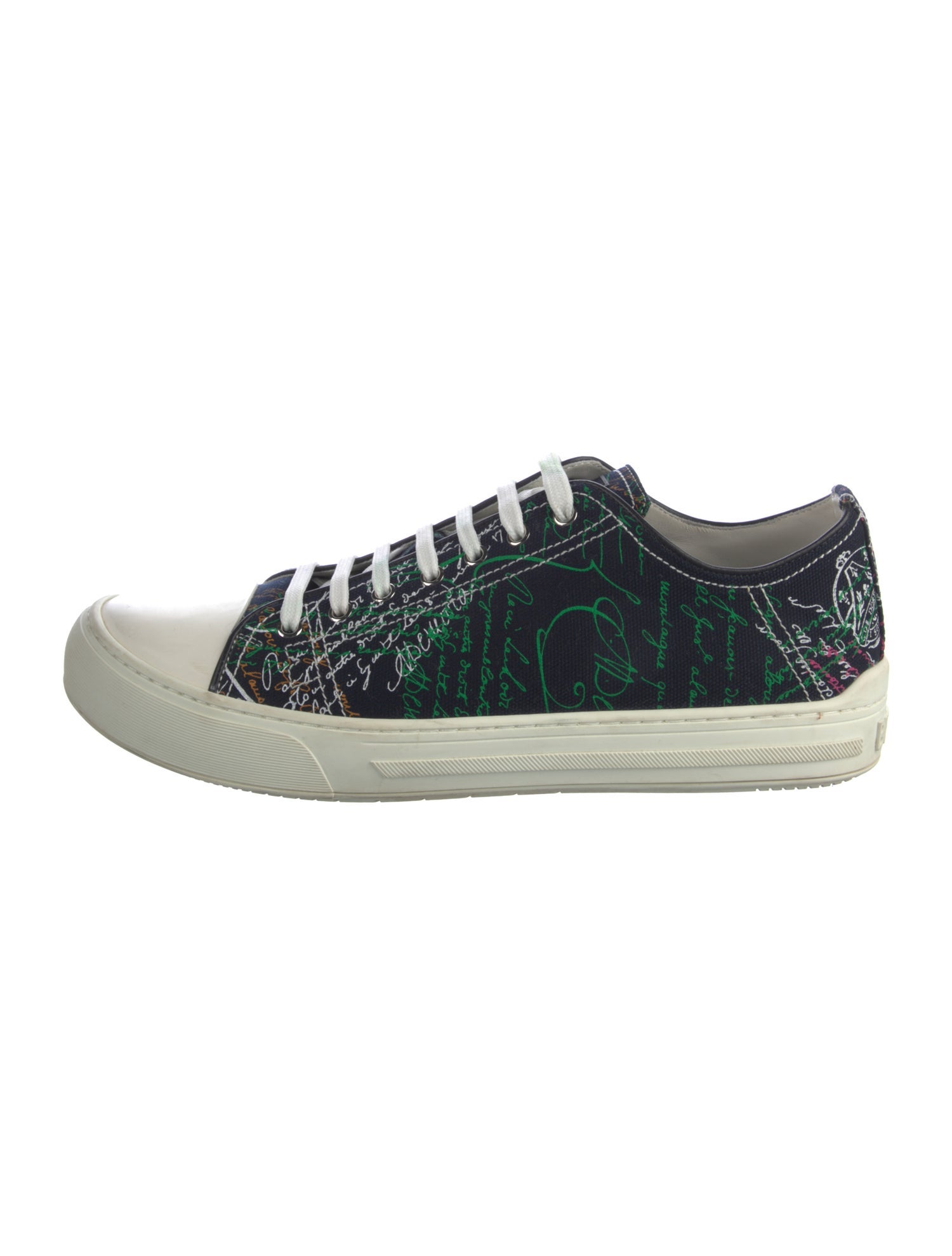 Berluti Canvas Printed Sneakers