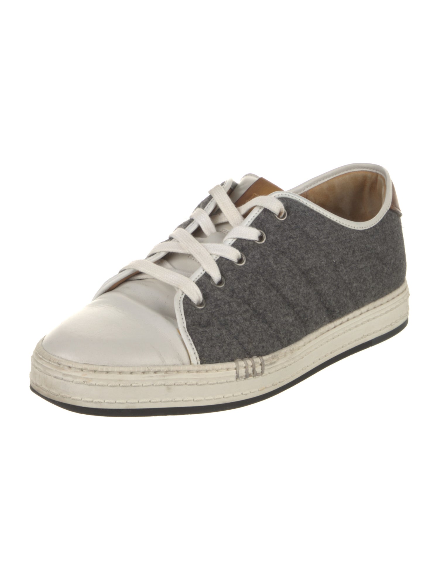 Berluti Canvas Printed Sneakers