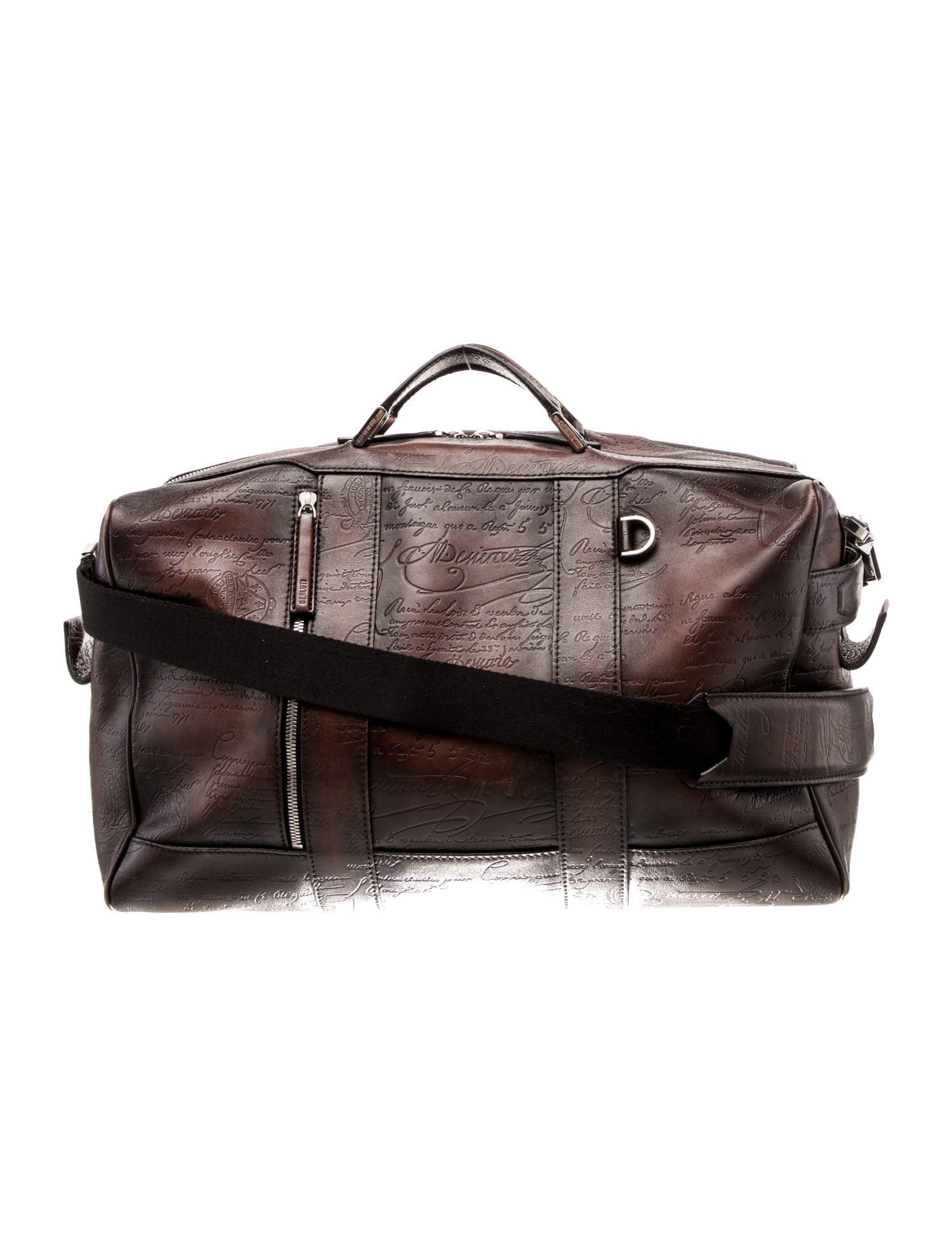 Berluti Leather Weekender Bag