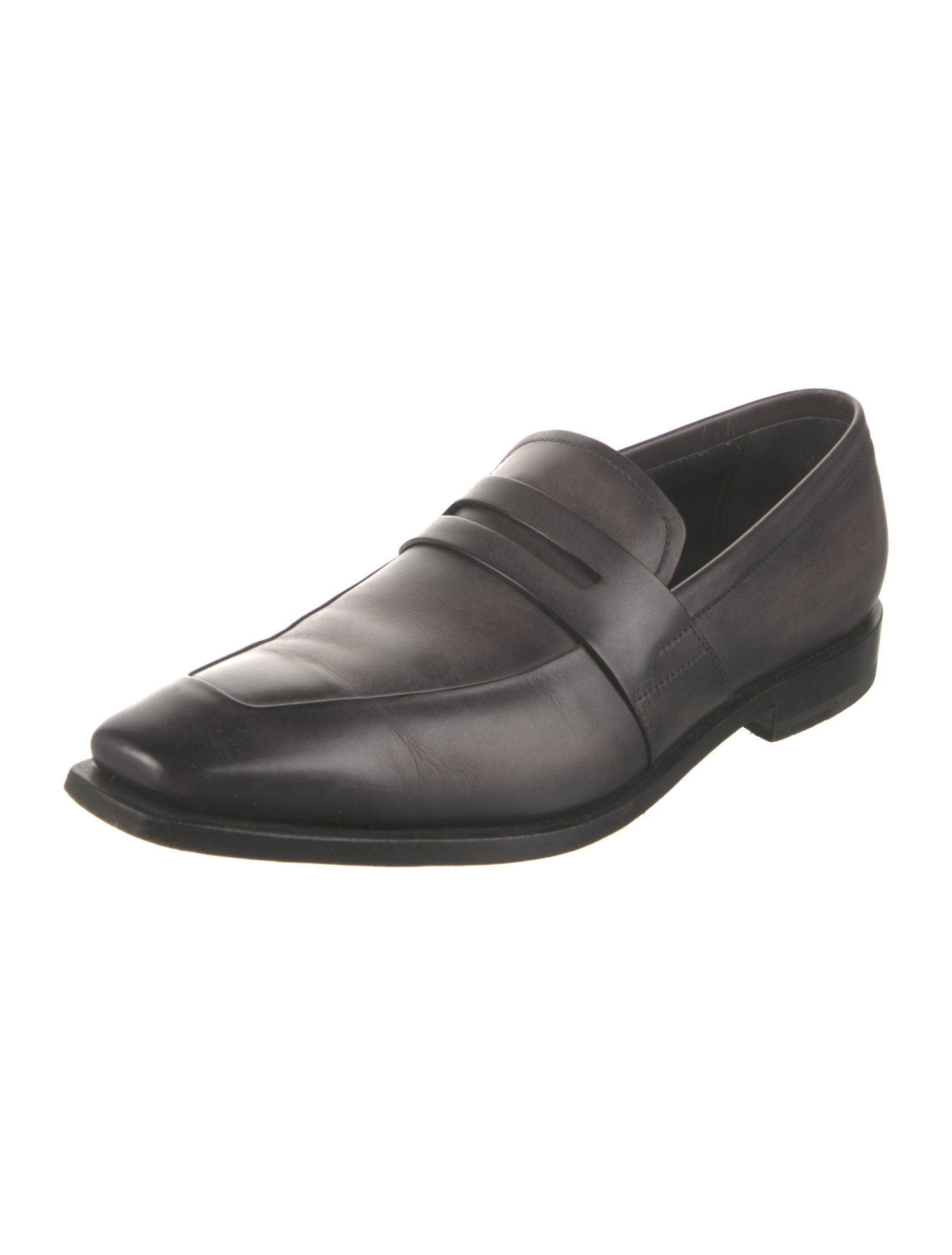 Berluti Leather Dress Loafers
