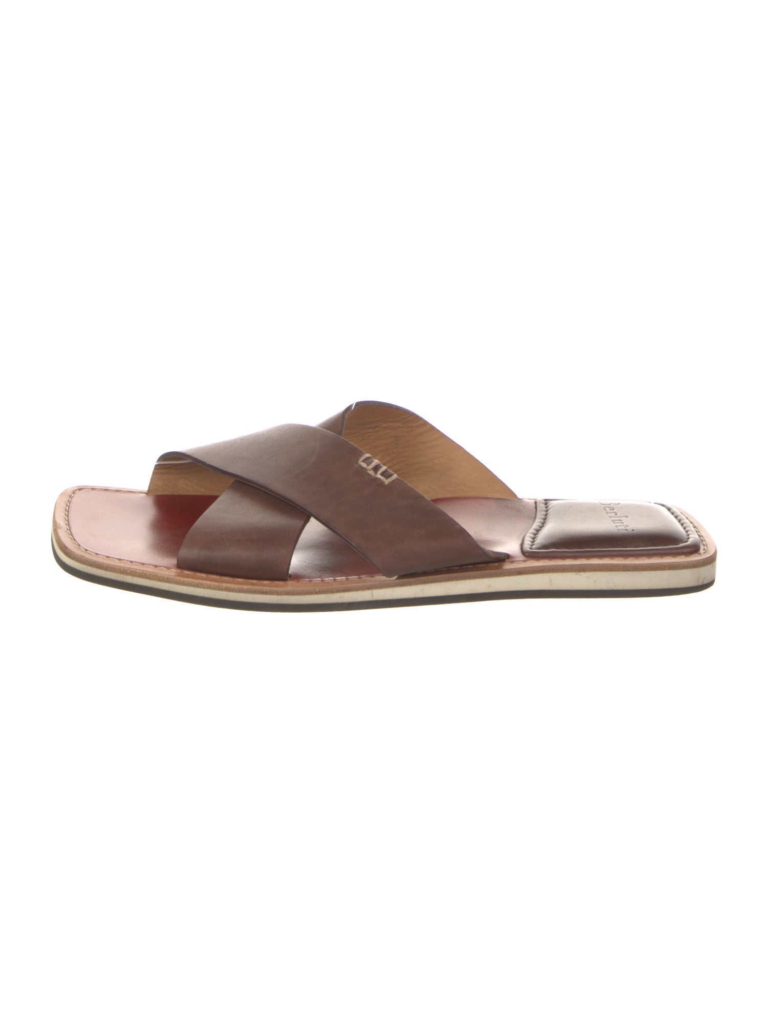 Berluti Leather Slides