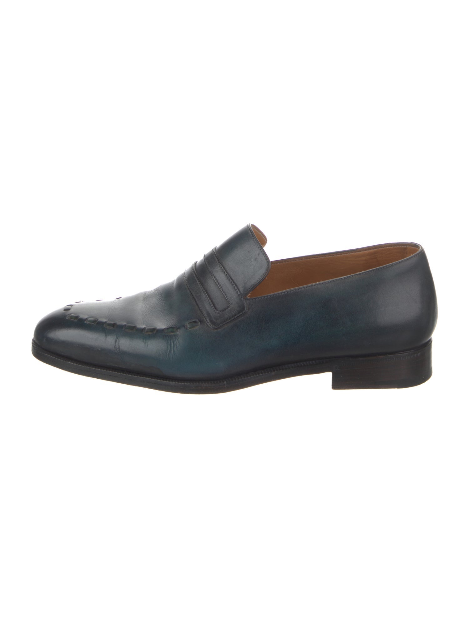 Berluti Leather Dress Loafers
