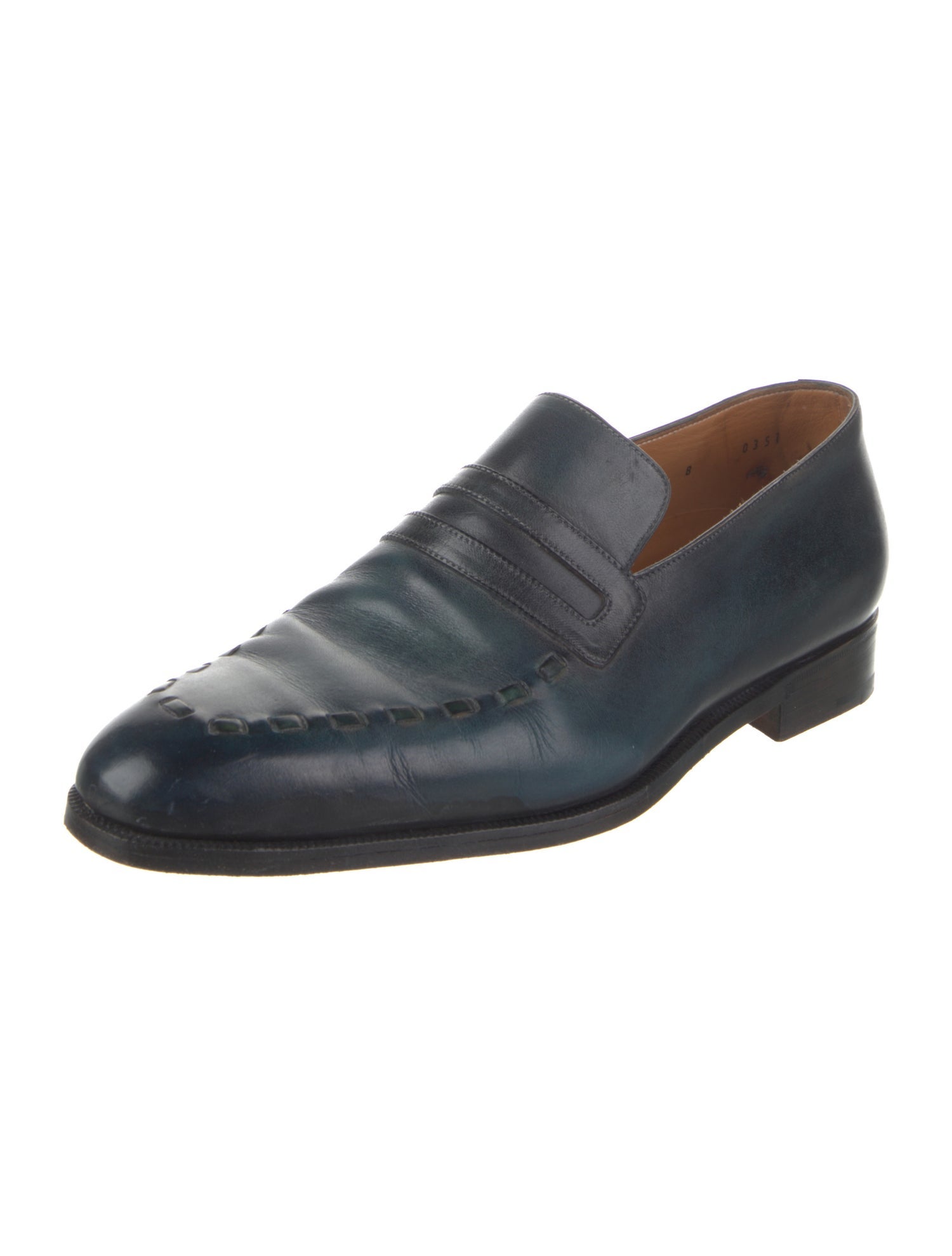 Berluti Leather Dress Loafers
