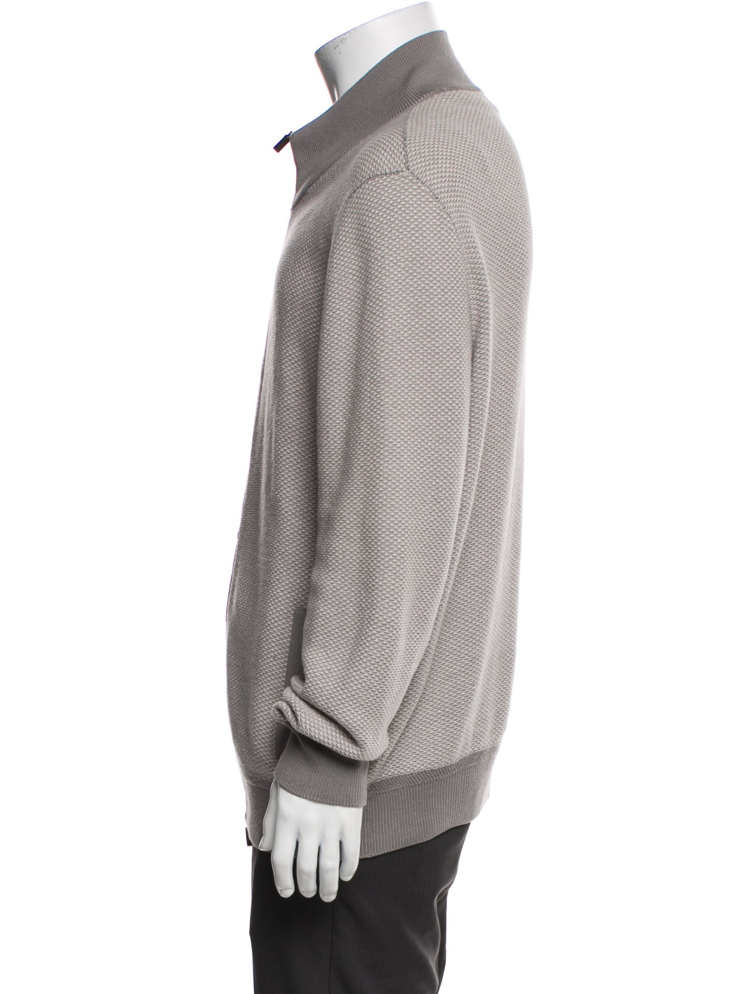 Berluti Cashmere Colorblock Pattern Bomber Jacket