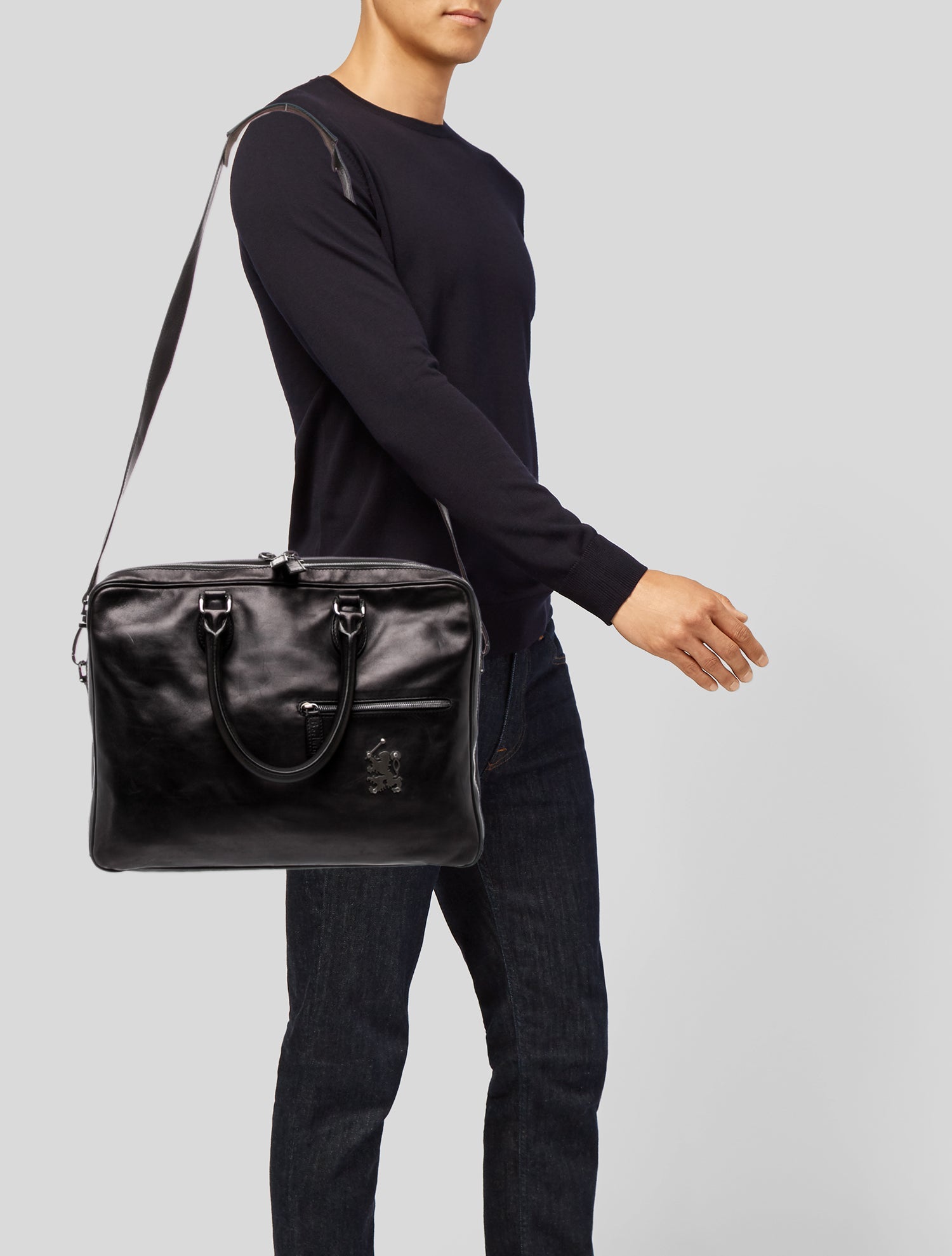 Berluti Leather Briefcase