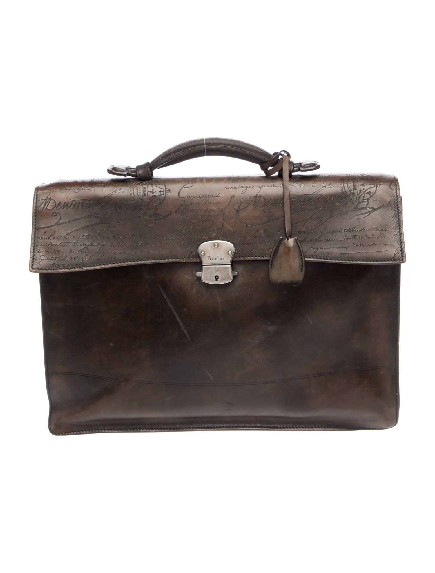 Berluti Leather Briefcase