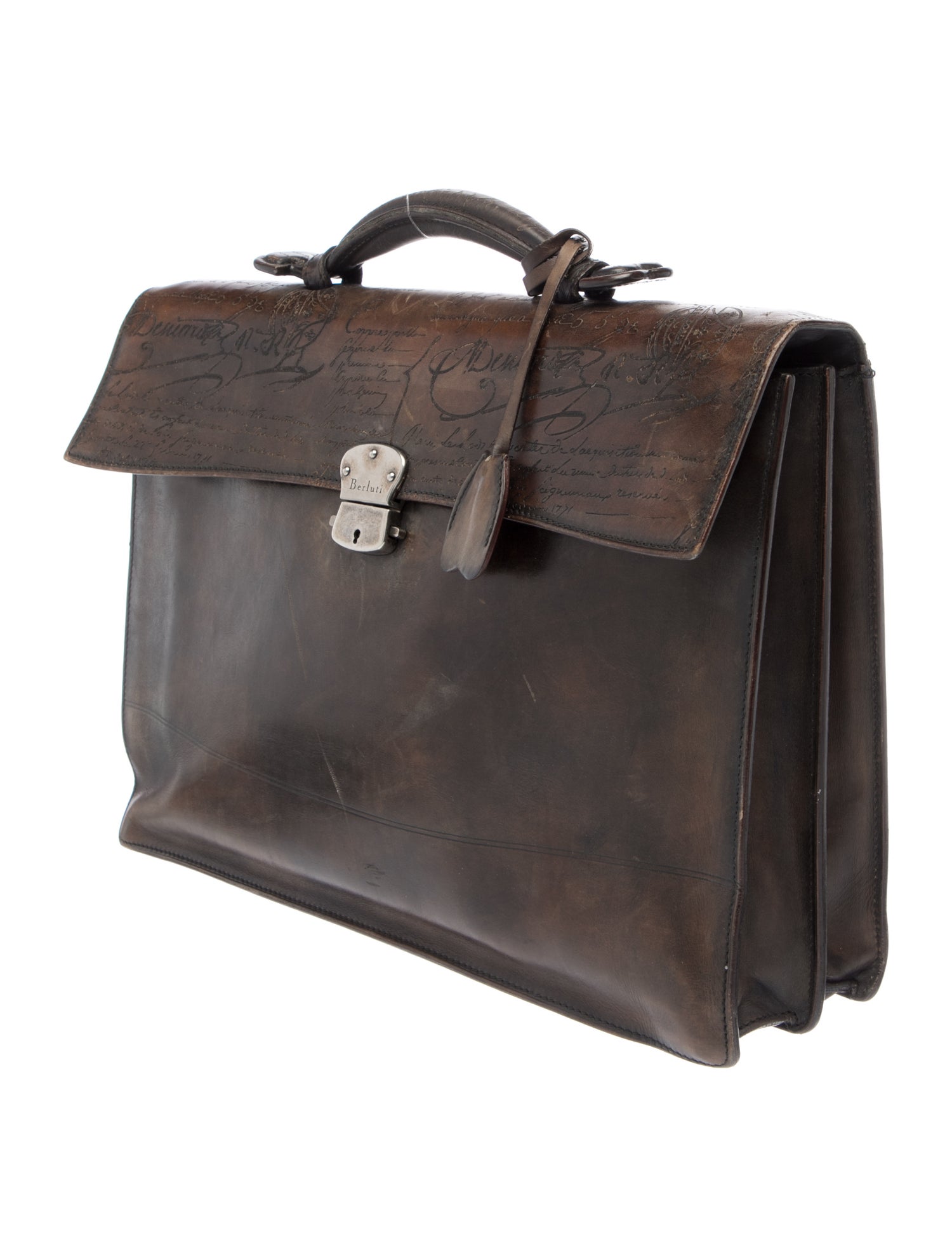 Berluti Leather Briefcase