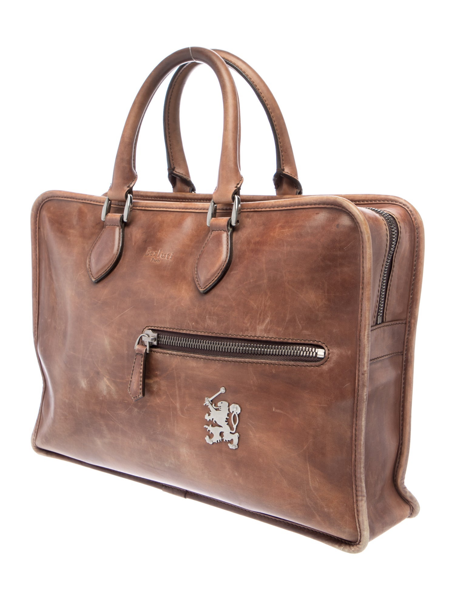 Berluti Leather Briefcase