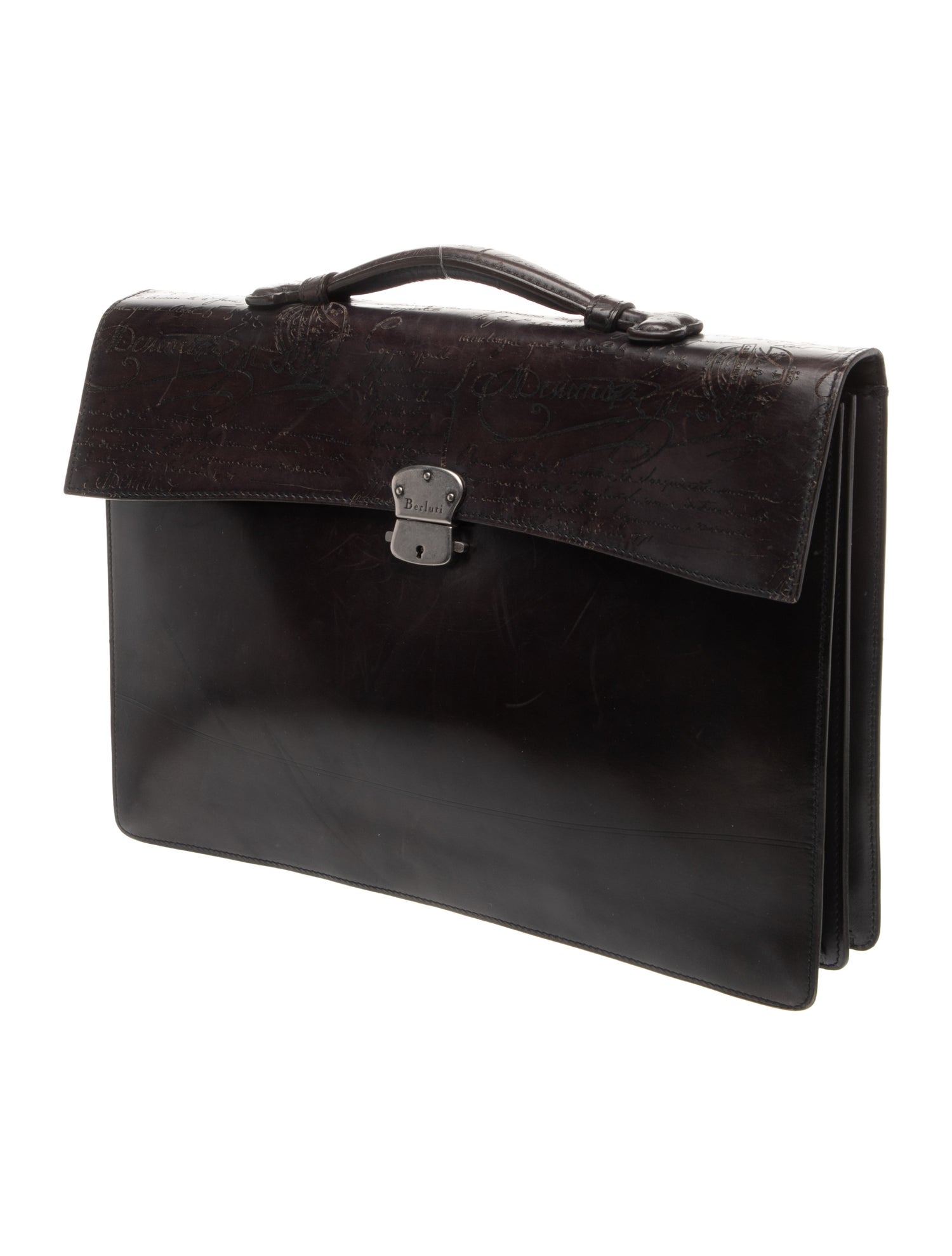 Berluti Leather Briefcase