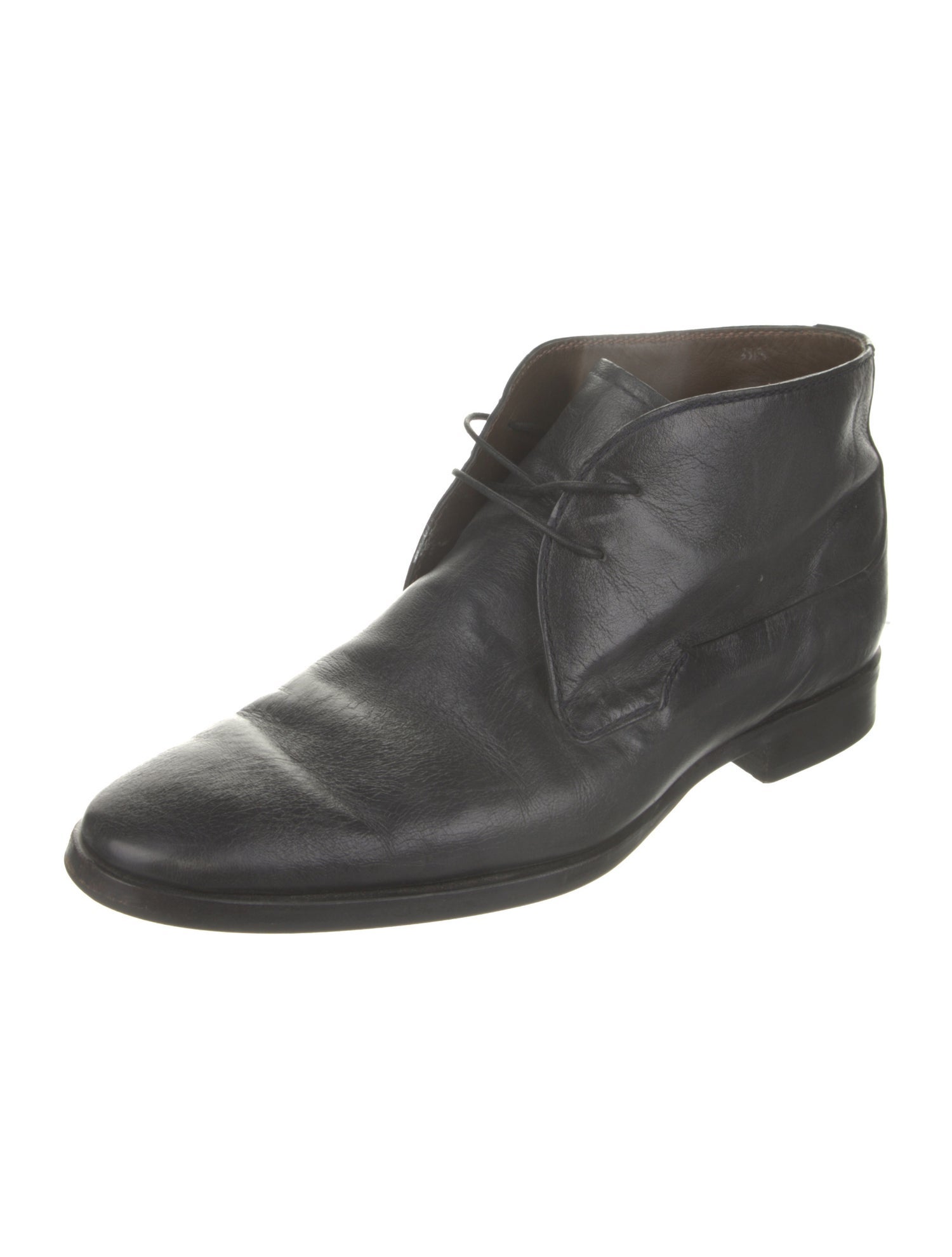 Berluti Leather Lace-Up Boots
