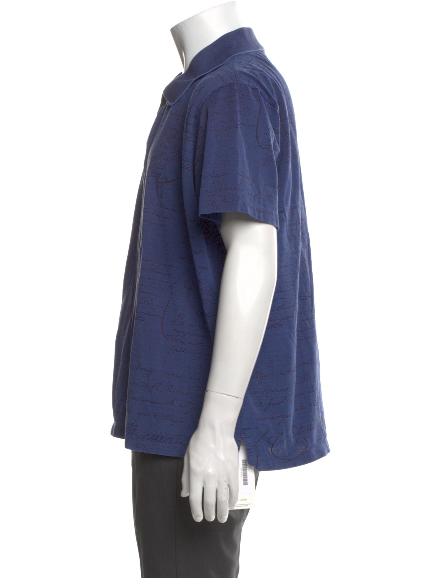 Berluti Collar Short Sleeve Polo Shirt