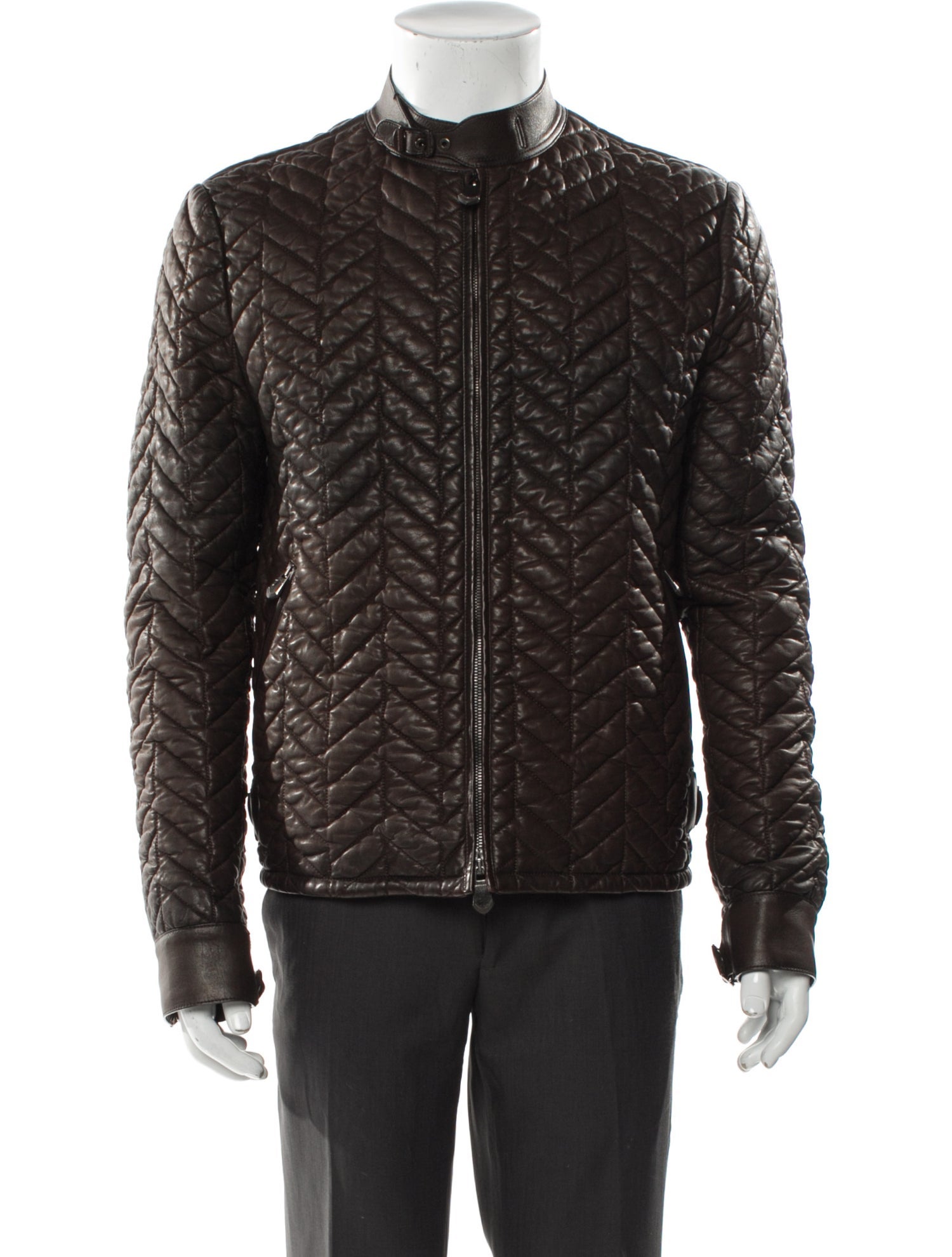 Berluti Lambskin Moto Jacket