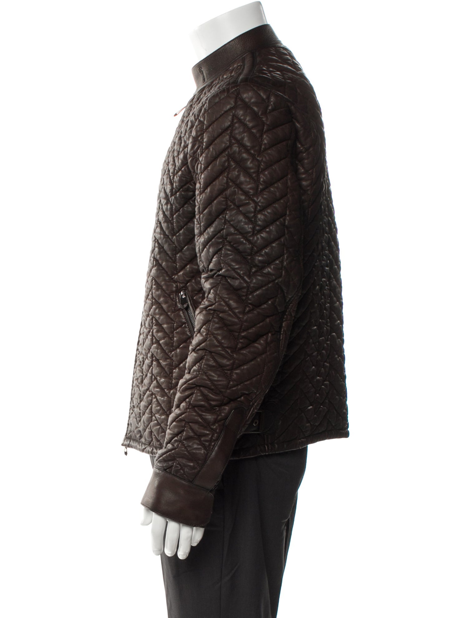 Berluti Lambskin Moto Jacket