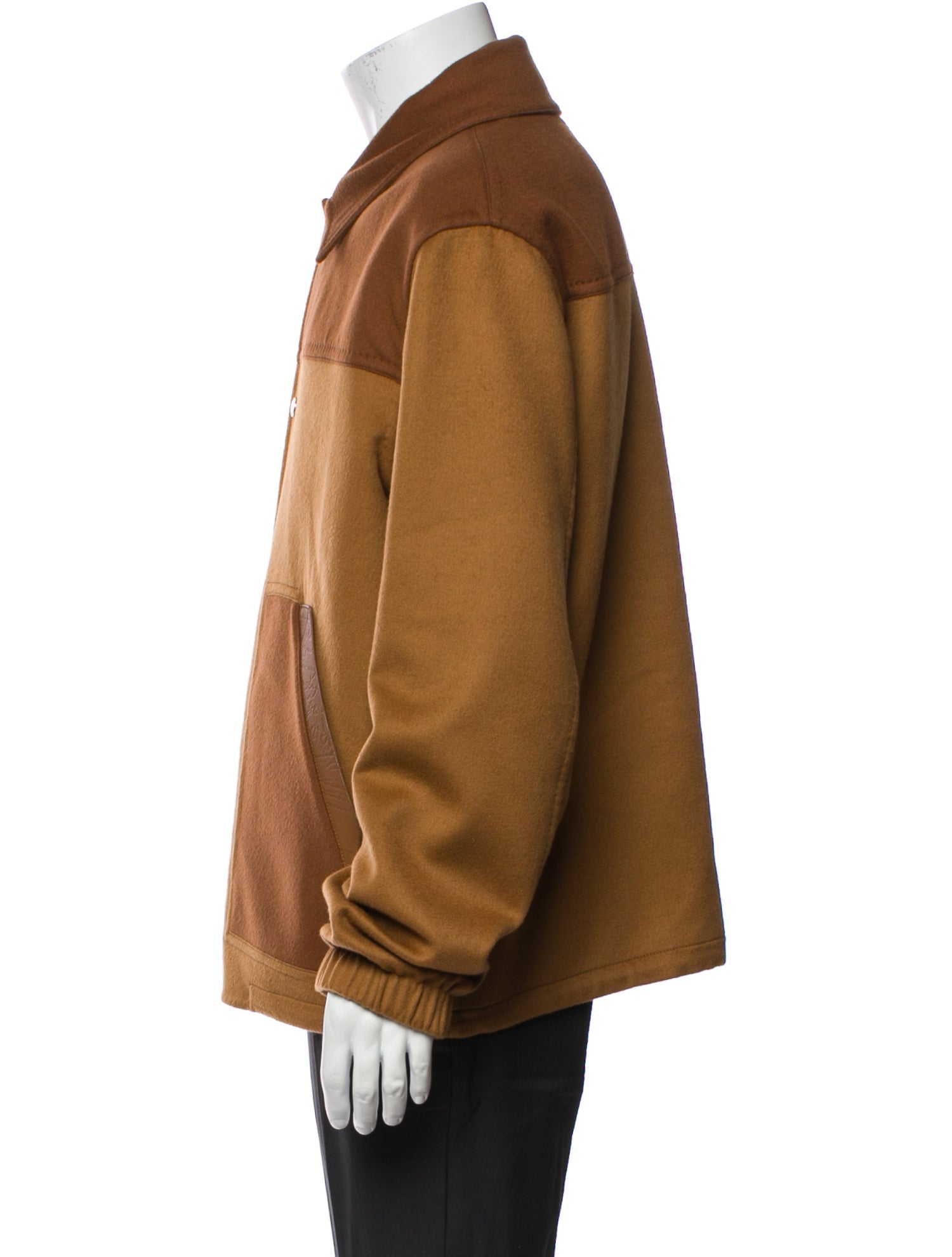Berluti Colorblock Pattern Denim Jacket