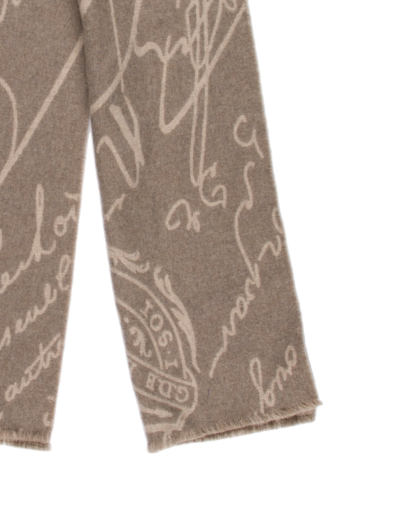 Berluti Cashmere Printed Scarf w/ Tags