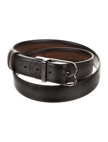 Pre-owned Berluti Leather Waist Belt In Multi