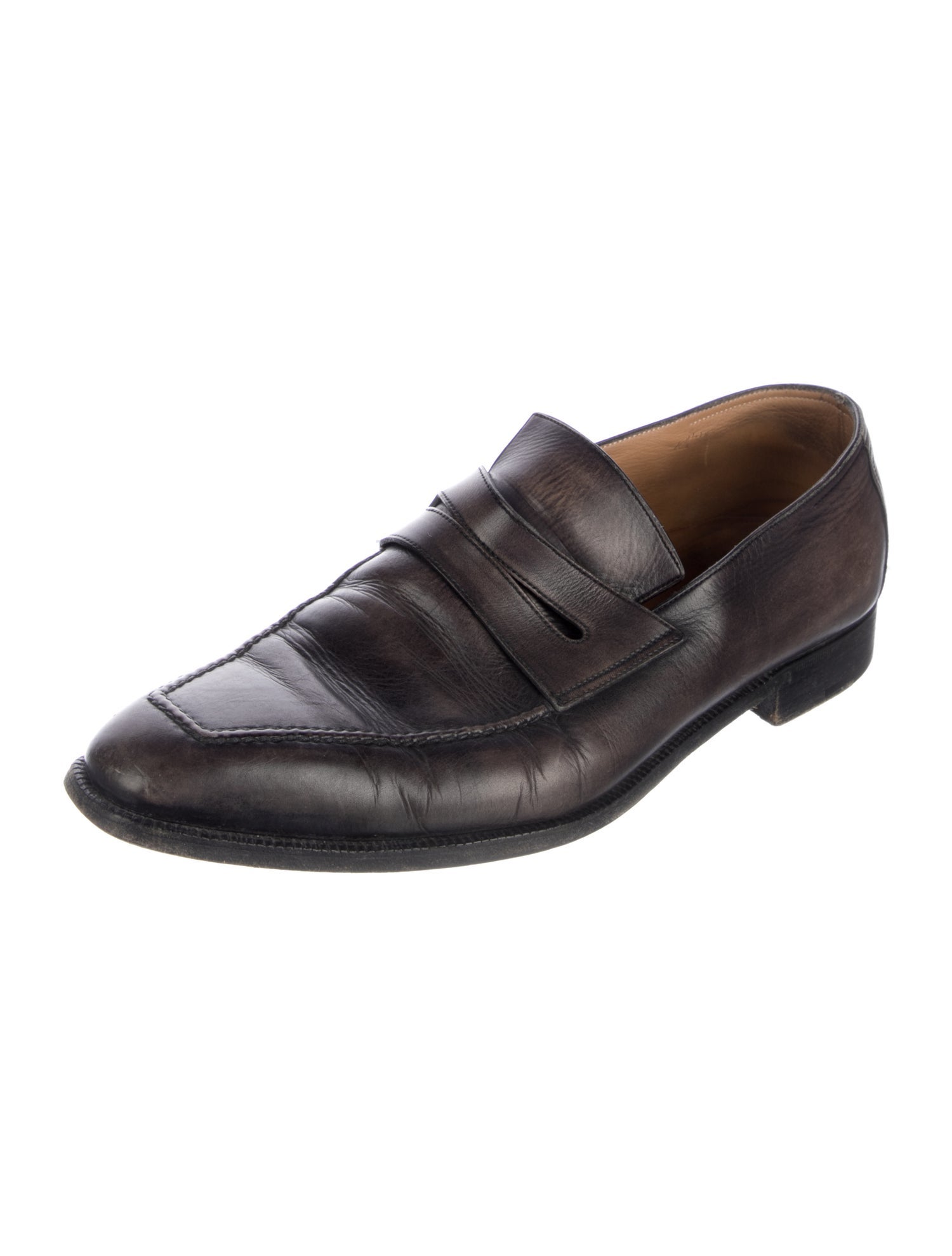 Berluti Leather Monk Straps