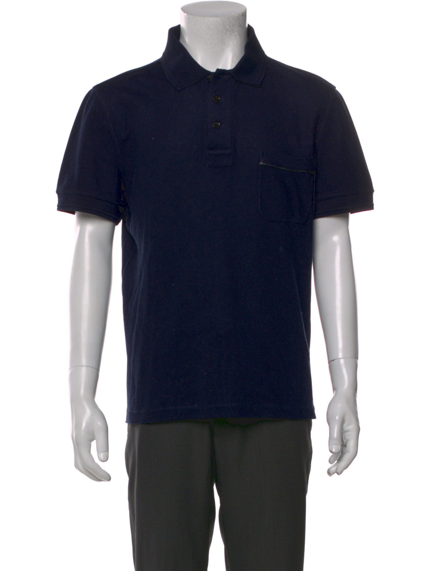 Berluti Collar Short Sleeve Polo Shirt