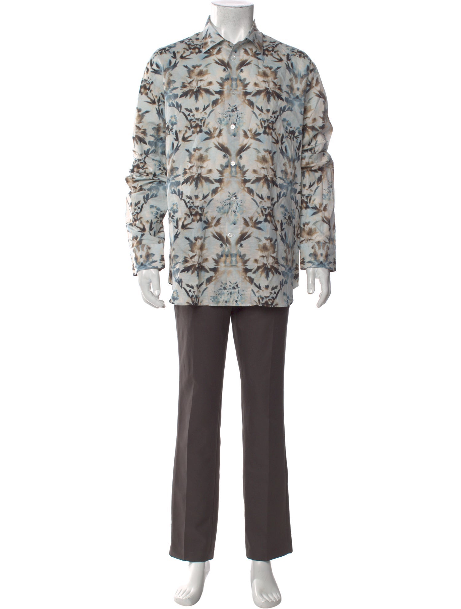 Berluti Linen Printed Shirt