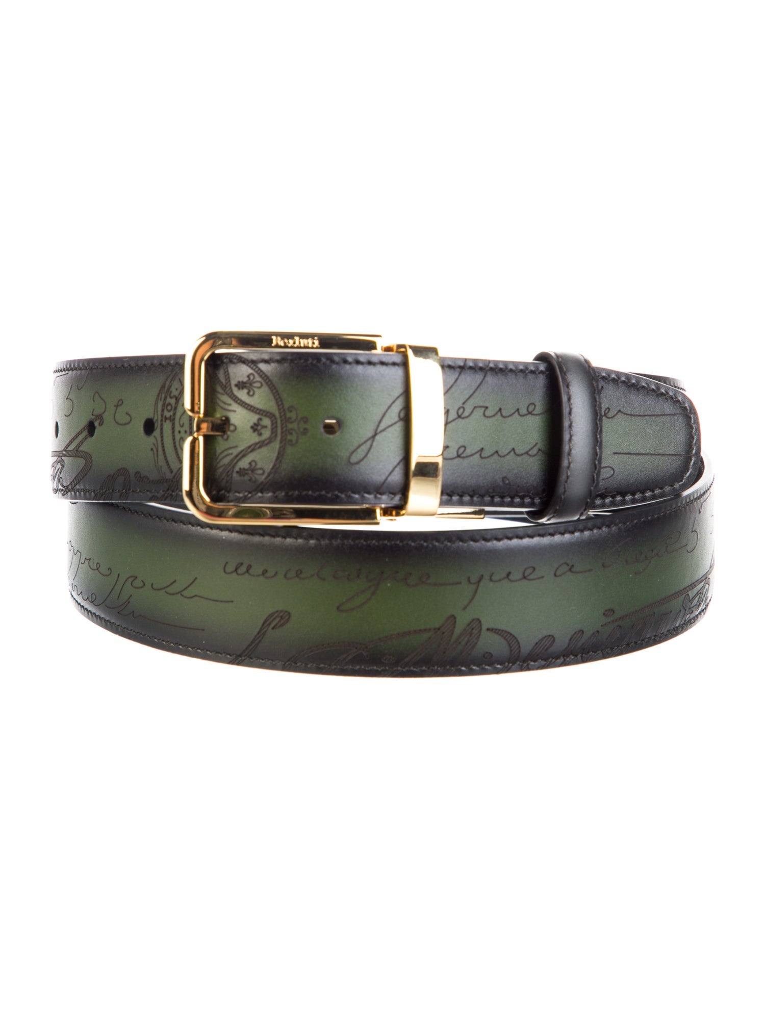 Berluti Leather Waist Belt