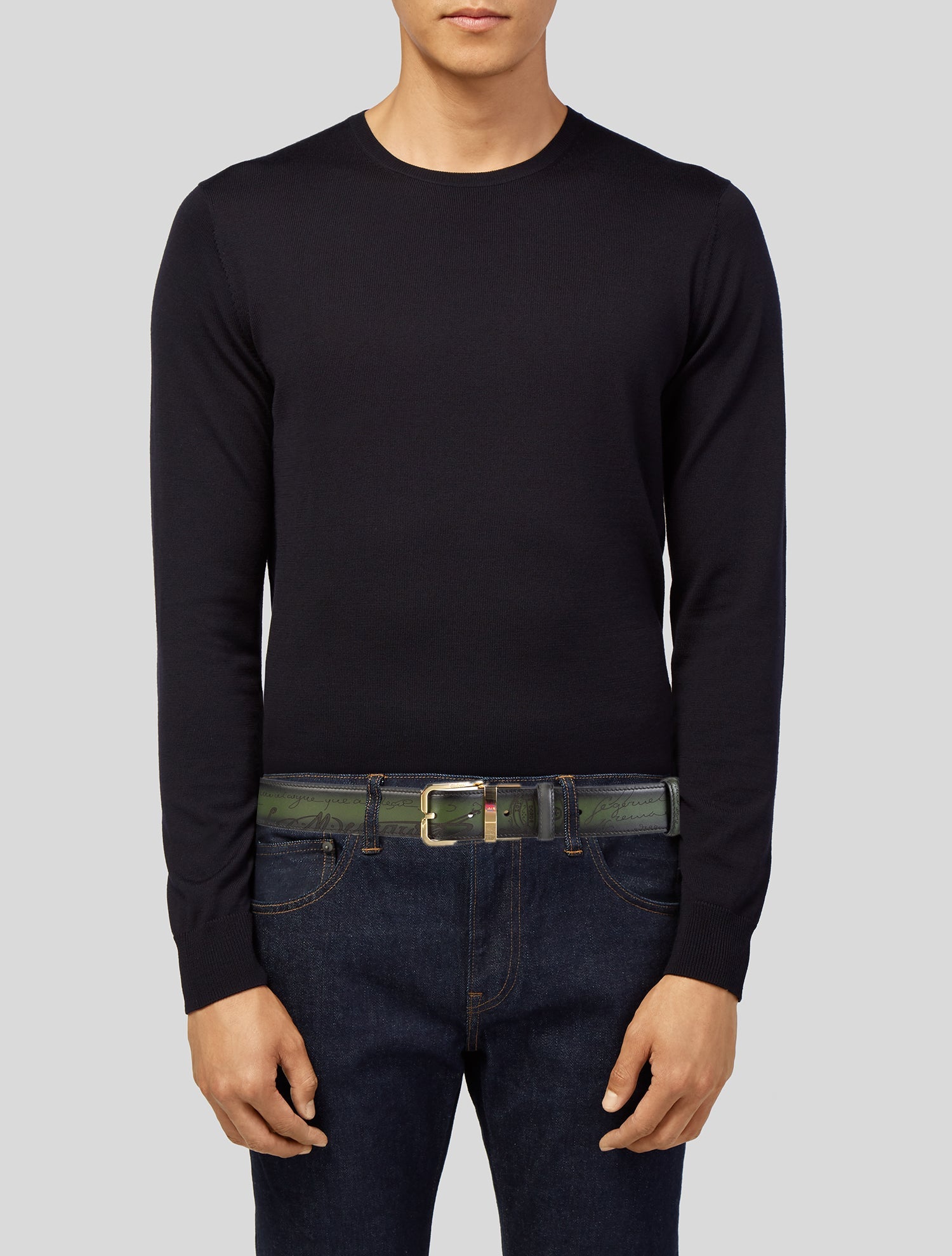 Berluti Leather Waist Belt